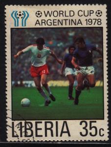 Liberia 811 World Cup Soccer 1978