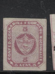 Colombia SC 3c Lilac MOG (1fpd)