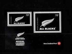 NEW ZEALAND SGMS3369 2012 ALL BLACKS  MNH