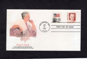 1848 Pearl Buck, FDC Fleetwood