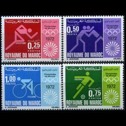 MOROCCO 1972 - Scott# 262-5 Olympics Set of 4 NH