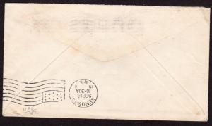 $Florida Machine Cancel Cover, Palatka, 9/16/1911, latest recorded impression