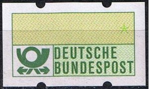 Germany 1981 Scott# MNH, Mi.# ATM1, Post horn, DBP normal without Value