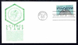 US 1237 Science C Anderson Green U/A FDC