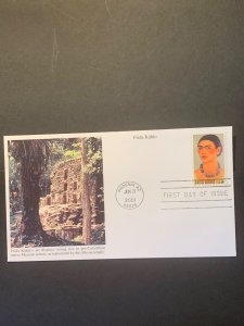 Stamps  US First Day Cover, 162, Scott#3509, Frida Kahlo, See Picture