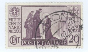 Italy, Scott #258, Used