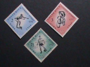 COSTA RICA-AIRMAIL 1960 17TH OLYMPIC GAMES-ROME CTO VF WE SHIP TO WORLDWIDE