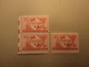 USPS Scott C47 6c 50TH Anniversary Of Powered Flight 1953...