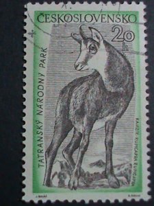 CZECHOSLOVAKIA STAMP- WORLD WILD  ANIMALS CTO NH STAMPS SET VERY FINE