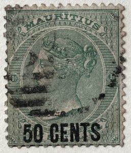 AlexStamps MAURITIUS #57 FVF Used