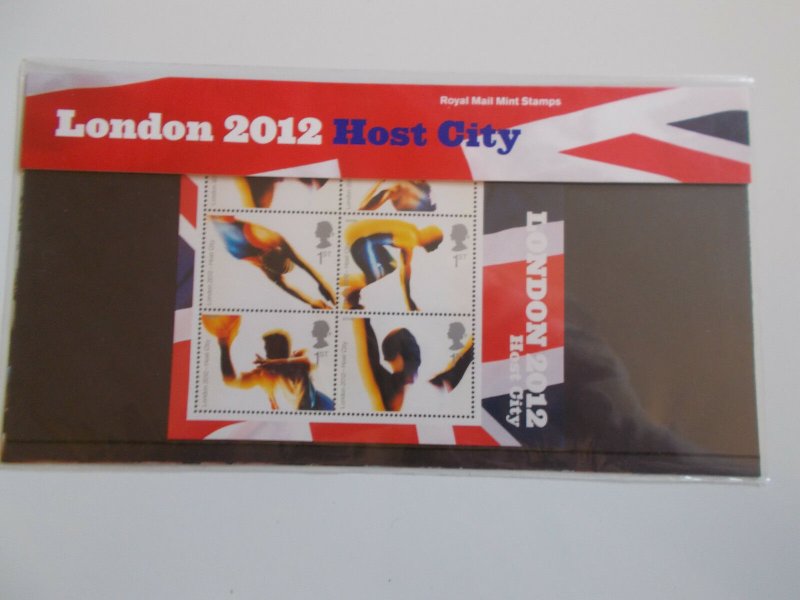 2005 London 2012 Host City Olympics M/Sheet Presentation Pack (No.M11) Cat £12