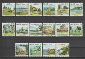 NORFOLK ISLAND 1987/8 SG 405/20 MNH Cat £15