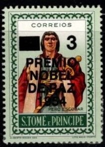 Sao Tome and Principe - #474 Pero Escabar Surcharged - MNH