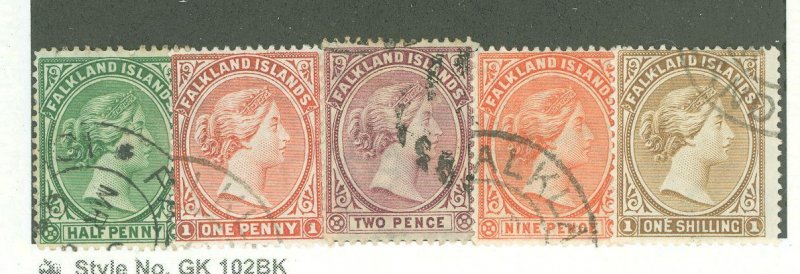 Falkland Islands #9/18a Used