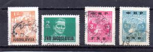 Yugoslavia #286-289 used