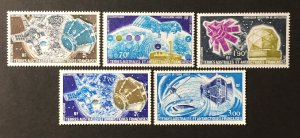 FSAT 1977-9 #C49-53, Satellites, MNH.