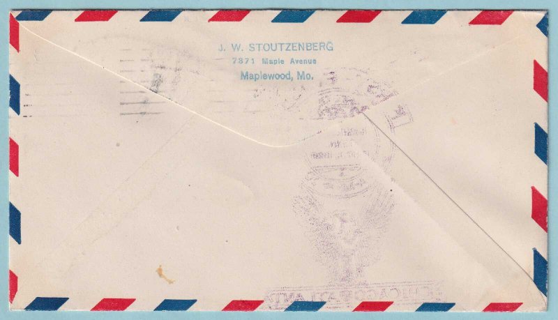 UNITED STATES FIRST FLIGHT COVER - 1928 FROM NASHVILLE TENNESSEE - CV283