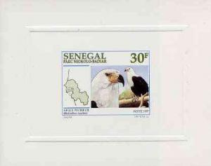 Senegal 1997 Eagle 30f from National Park set, deluxe she...