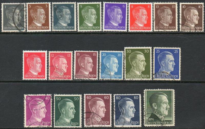 Germany  Scott  506-524  Mint/Used  Short set