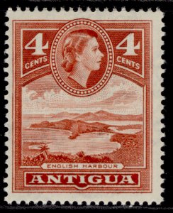 ANTIGUA QEII SG124a, 4c brown-red, M MINT. 