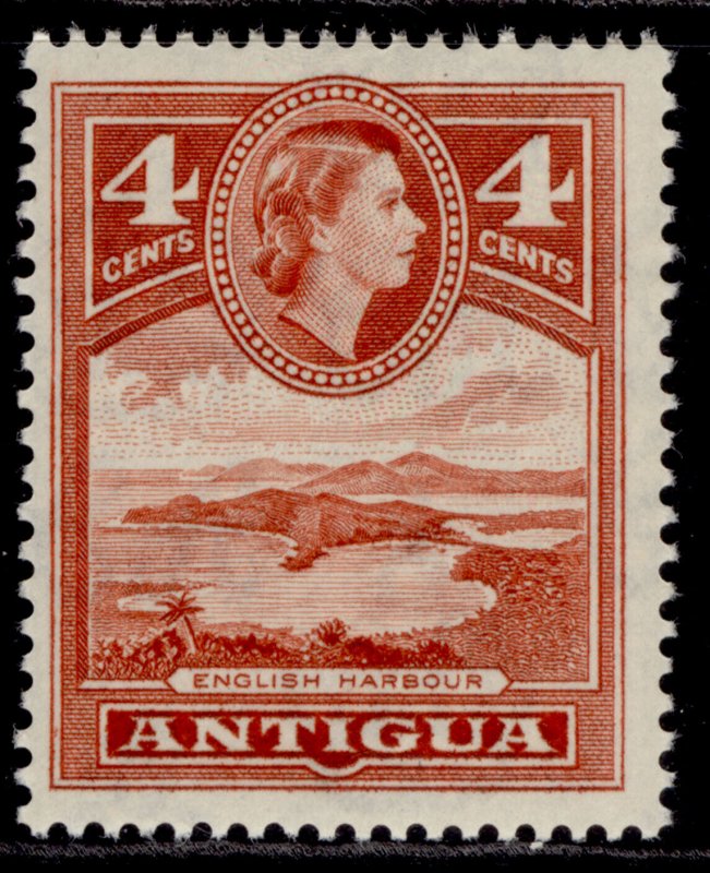 ANTIGUA QEII SG124a, 4c brown-red, M MINT. 