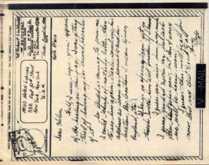 United States A.P.O.'s V-Mail 1943 [A.P.O. 761] Canastel, Oran, Algeria 8th R...