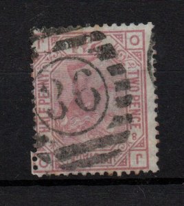 GB QV 2 1/2d rosy mauve SG141wi Plate 8 WMK Inverted WS33232