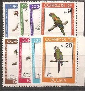 Bolivia SC 661-8 MNH