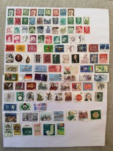 German 100+ stamps - Lot R