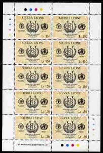 Sierra Leone 1992 Anniversaries & Events - Internatio...