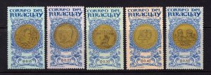 Paraguay stamps #858 - 862, MNH OG