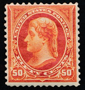 UNITED STATES 275 MINT HINGED F-VF 50c ORANGE