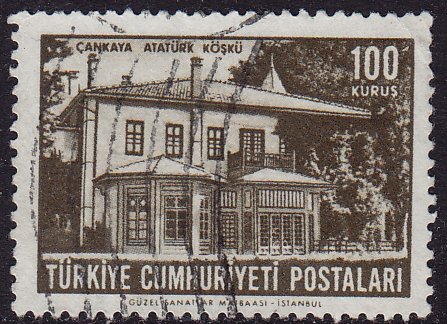 Turkey - 1963 - Scott #1576 - used - Atatürk's Home