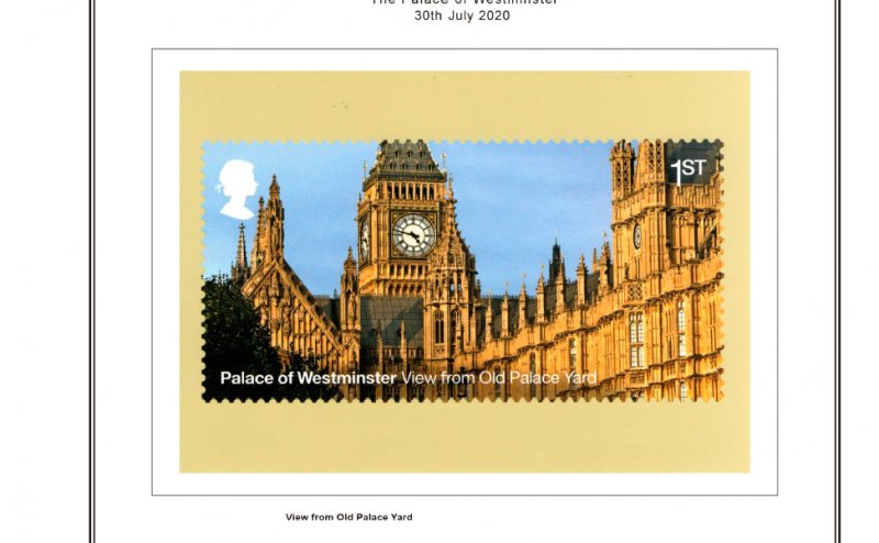 COLOR PRINTED GREAT BRITAIN 2020 PHQ CARDS STAMP ALBUM PAGES (140 illust. pages)