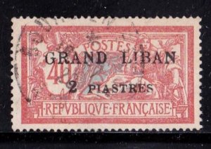 Lebanon stamp #10, used, CV $3.75