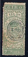 Philippines (spanish) Warren # W-330, used, revenue