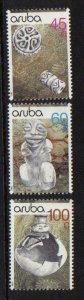 Aruba #61-62 MNH  1990   Archeology