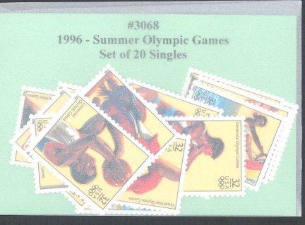 US - 3068 - MNH Set of 20 Singles - From the Stock Book