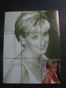 ​LAOS-1999 FAMOUS-PEOPLE'S QUEEN- LADY DIANA MNH S/S VERY FINE REMEMBER ALWAYS