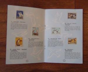 Botswana 1982 Birds Booklet includes MNH set and First Day Cover