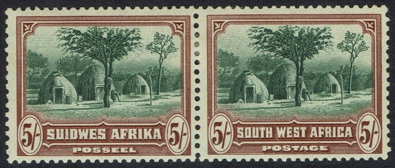 SOUTH WEST AFRICA 1931 PICTORIAL 5/- PAIR 