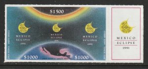 MEXICO #1699 TOTAL SOLAR ECLIPSE MNH