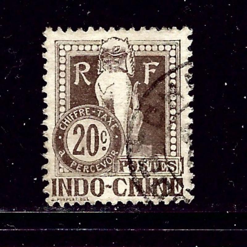 Indochina J10 Used 1908 issue