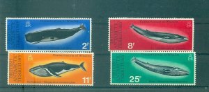 Br. Antarctic Terr. - Sc# 64-7. 1977 Whales. MNH $28.25.