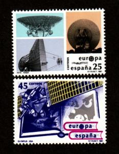 Spain # 2648-2649 Mint Europa!