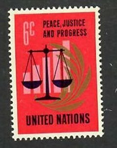 United Nations-New York;  Scott 213; 1970; Unused; NH