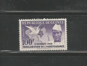 #174 Map, Dove and Pres. Sekou Toure