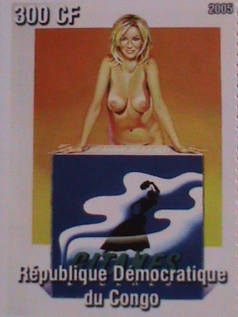 CONGO STAMP-2005-SEXY MEL RAMOS- FAMOUS MODEL-MNH STAMP SHEET -RARE