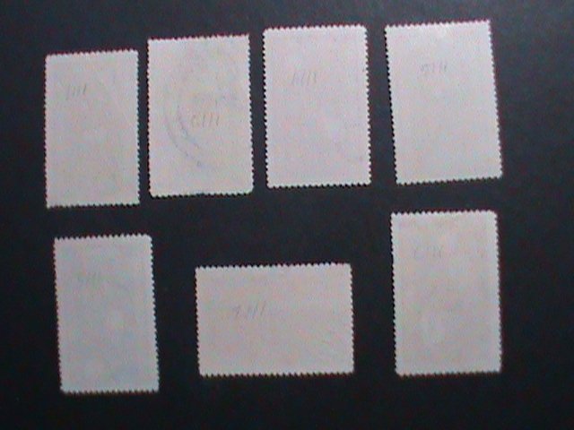 ​CUBA-1966-SC#1111-7 VERY OLD CUBA STAMPS-10TH CENTRAL AMERICA GAMES USED-VF