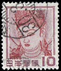 Japan SC 516 - Goddess Kannon - Used - 1951